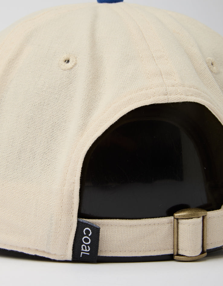 Coal Evergreen 6 Panel Cap - Bone/Blue