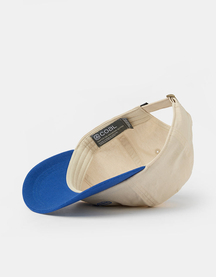Coal Evergreen 6 Panel Cap - Bone/Blue
