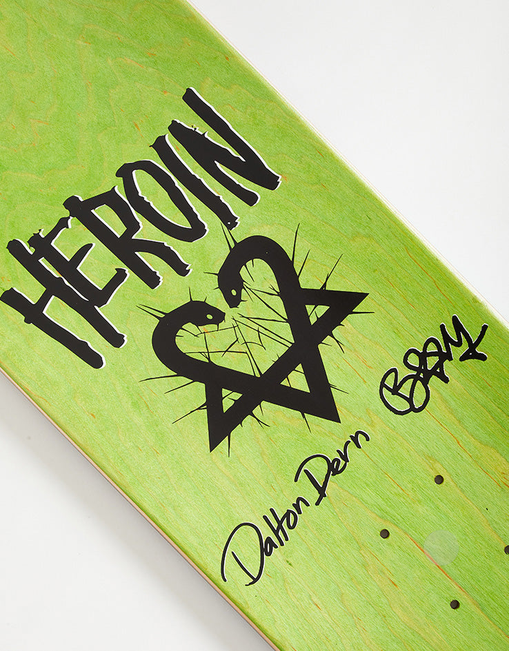 Heroin Dalton Dern x Bam Skateboard Deck - 8.38”