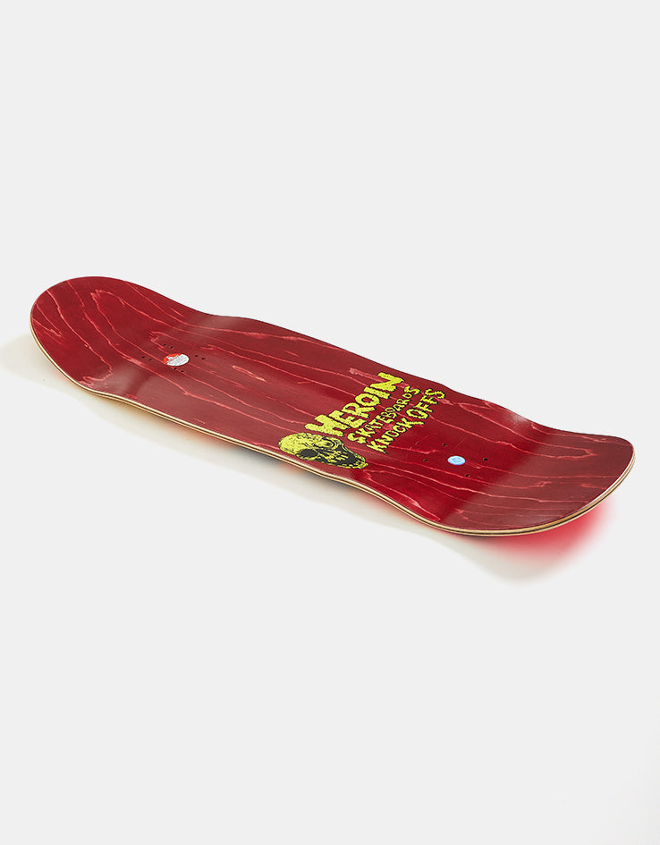 Heroin Dead Dave Knock Off Skateboard Deck - 10.1”