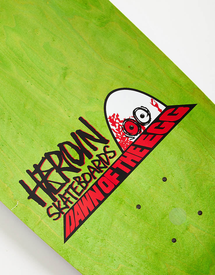 Heroin Dawn of the Egg Skateboard Deck - 9.4”