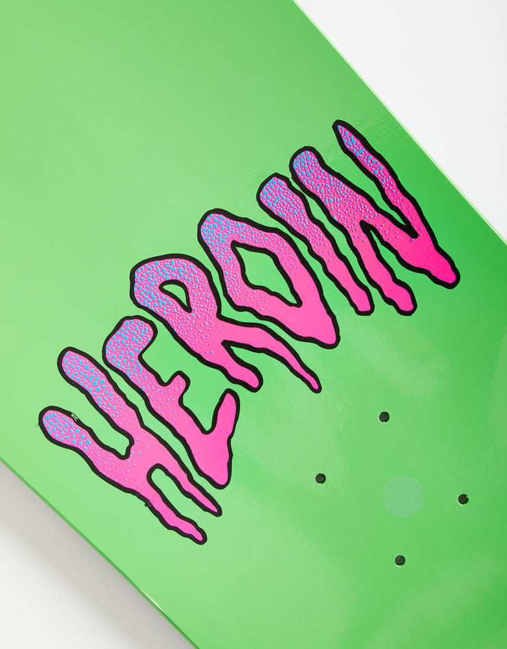 Heroin Curb Crusher Chomp Skateboard Deck - 10.25"
