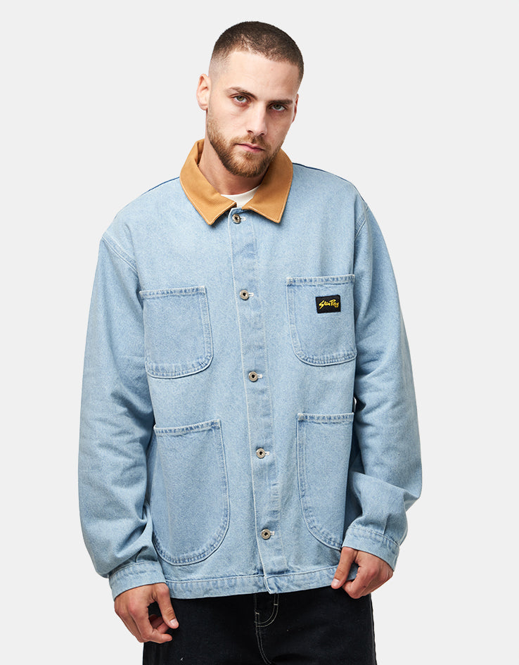 Stan Ray Coverall Denim Jacket - Ice Stone