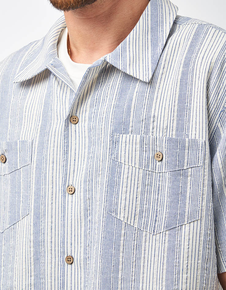 Stan Ray Mexicali S/S Shirt - Blue Stripe