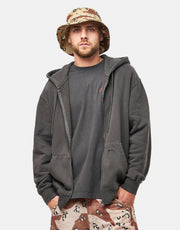 Stan Ray Patch Zip Hoodie - Raven Black