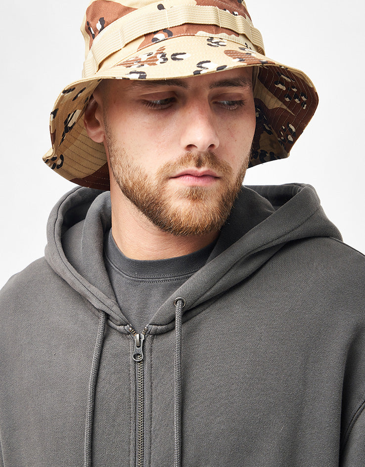 Stan Ray Patch Zip Hoodie - Raven Black