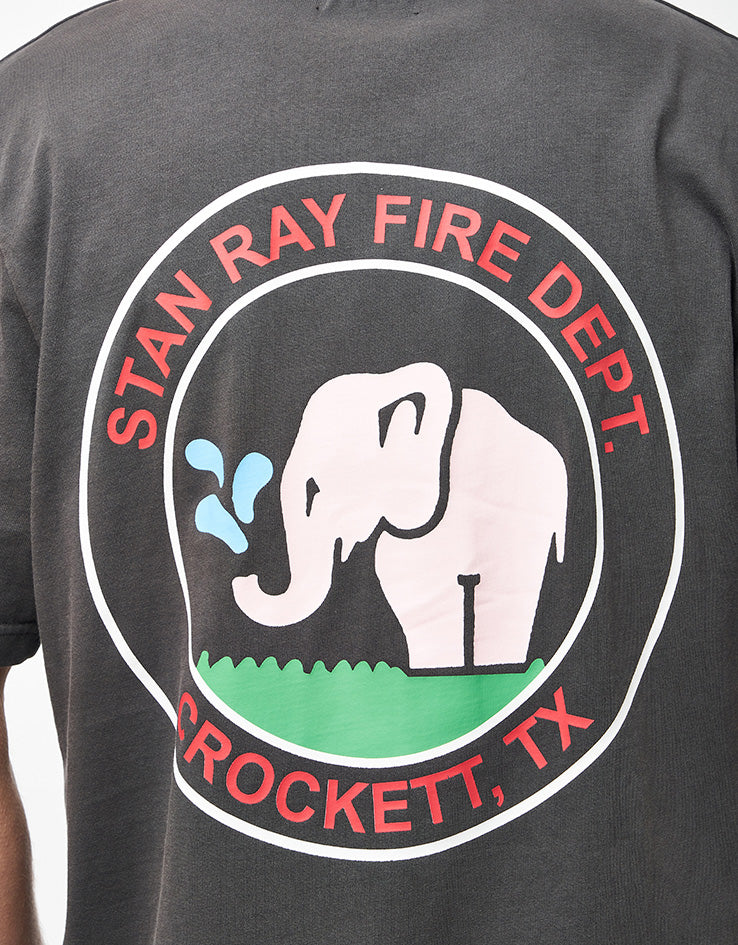 Stan Ray Fire Dept T-Shirt - Raven Black