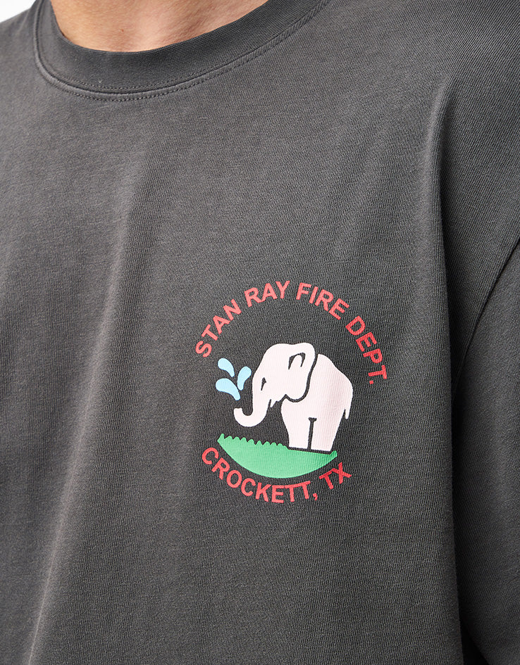 Stan Ray Fire Dept T-Shirt - Raven Black