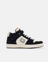 IPATH Grasshopper Skate Shoes - Black Suede & Cream