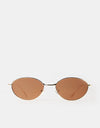 Route One Cyrus Sunglasses - Gold/Gold Lens