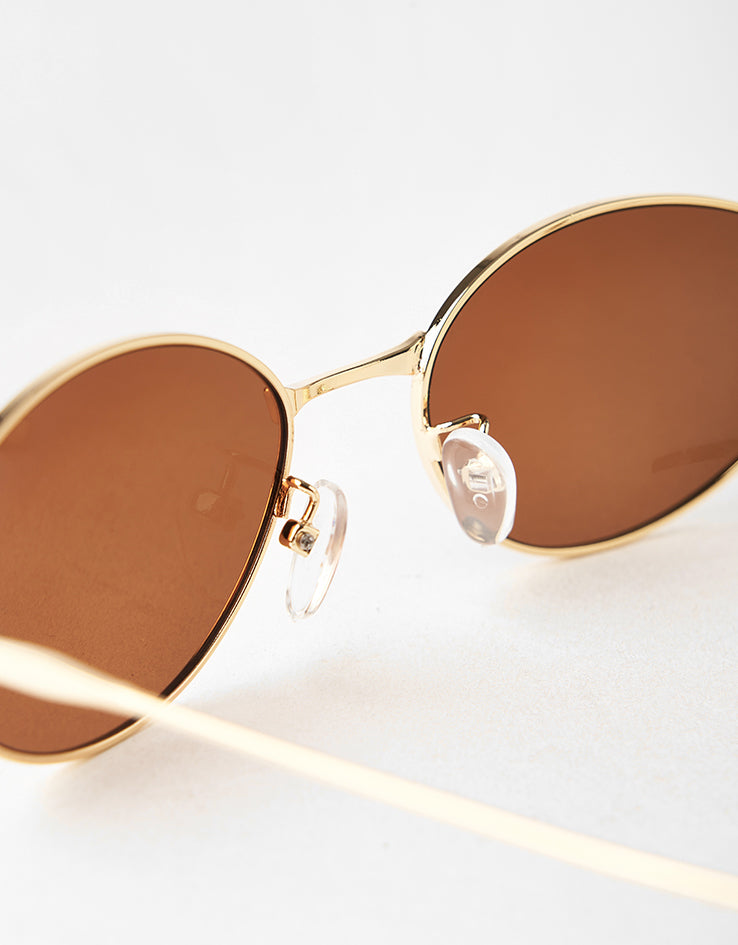 Route One Cyrus Sunglasses - Gold/Gold Lens