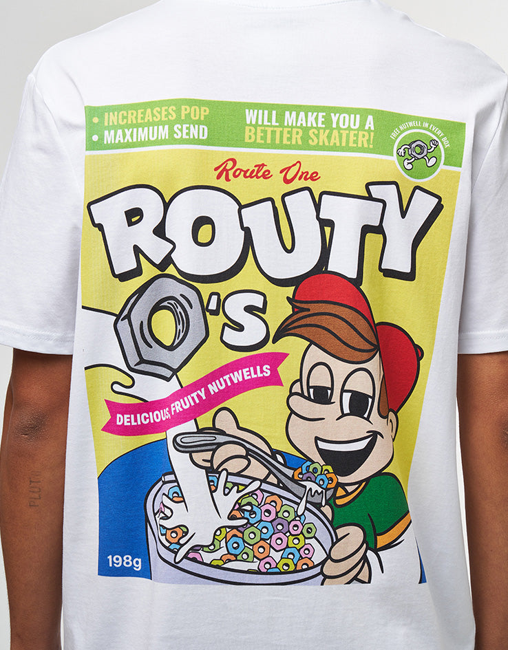 Route One Routy O’s Organic T-Shirt - White