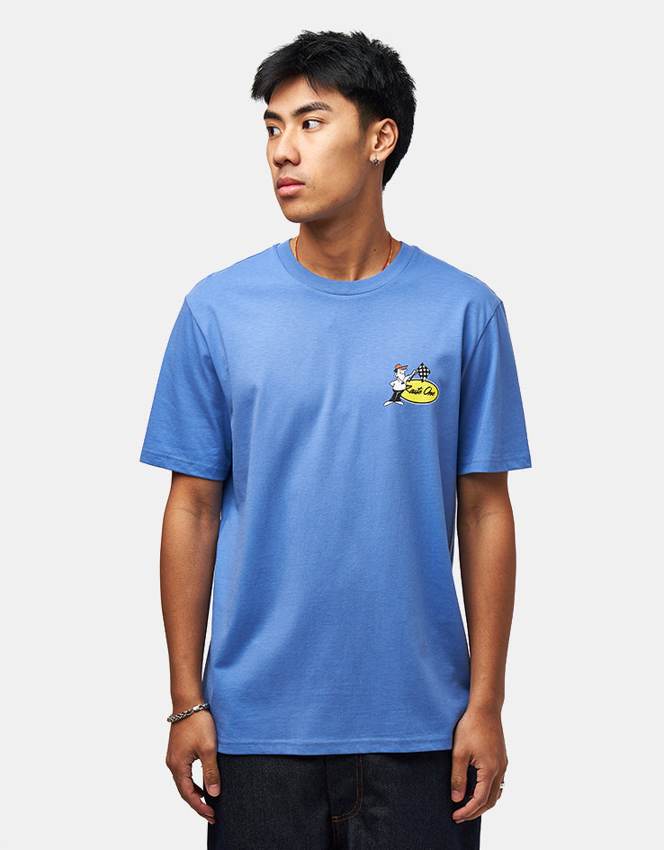 Route One Speed Demon Organic T-Shirt - Bright Blue