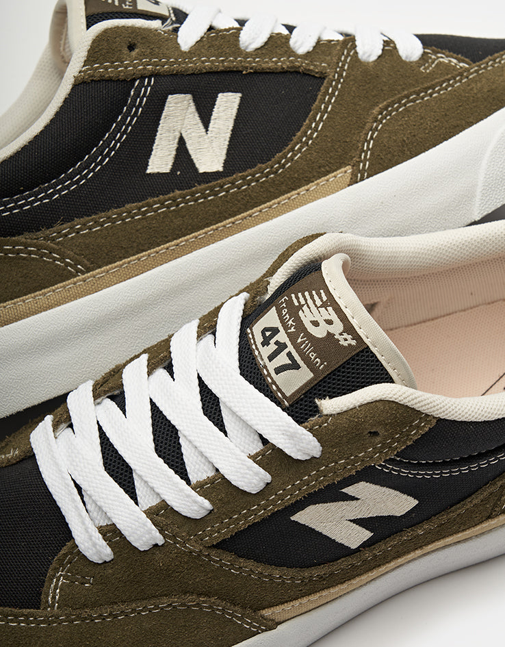 New Balance Numeric 417 Franky Villani Skate Shoes - Woodland/Black