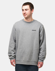 Patagonia Fitz Roy Icon Uprisal Crew Sweatshirt - Gravel Heather