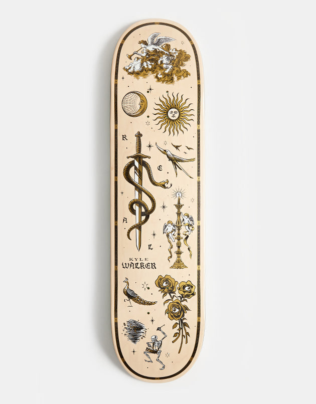 Real Kyle Engraved Skateboard Deck - 8.06"