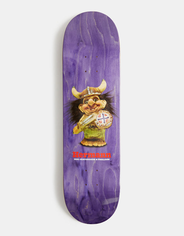 Real Hermann Trolldom Skateboard Deck - 8.5"