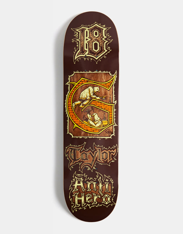 Anti Hero Grant Medieval Skateboard Deck - 8.38"