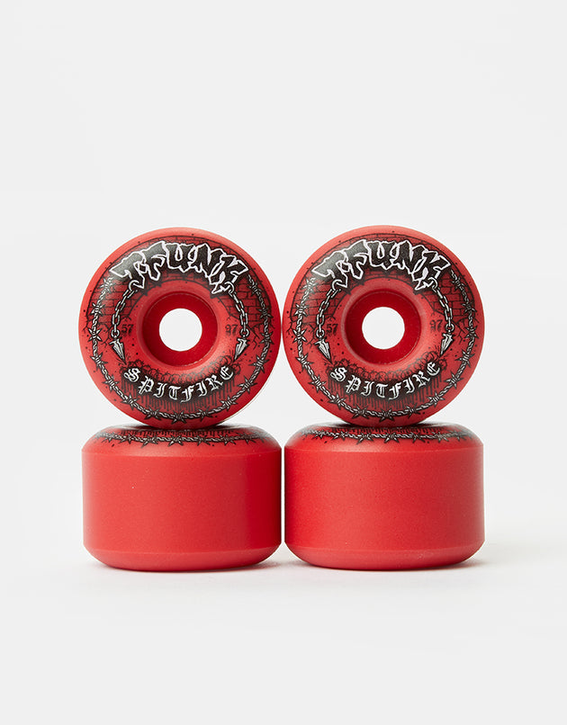 Spitfire T-Funk Raw Formula Four Radial Full 97d Skateboard Wheels - 57mm