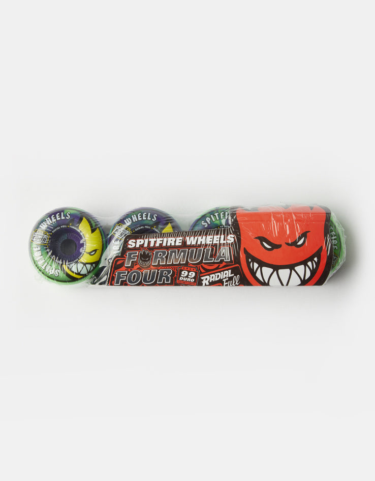 Spitfire Bighead Swirl Formula Four Radial Full 99d Skateboard Wheels - 56mm