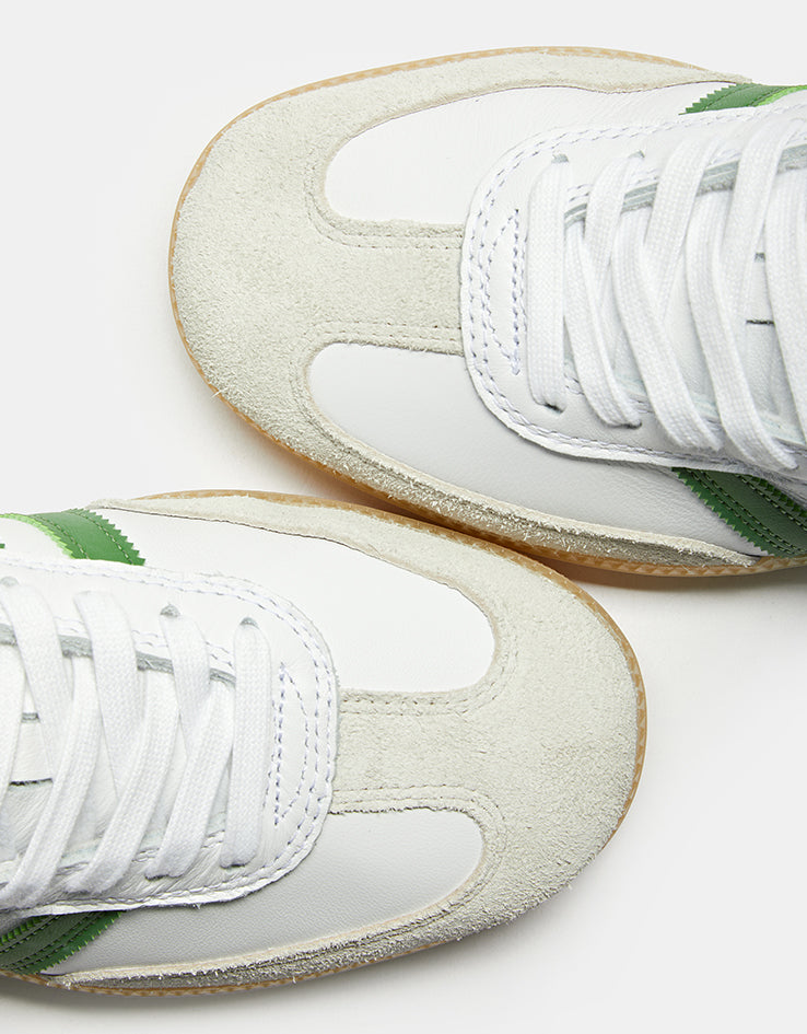adidas Samba ADV Skate Shoes - Cloud White/Crew Green/Gum