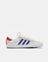 adidas Nora Skate Shoes - Cloud White/Royal Blue/Better Scarlet