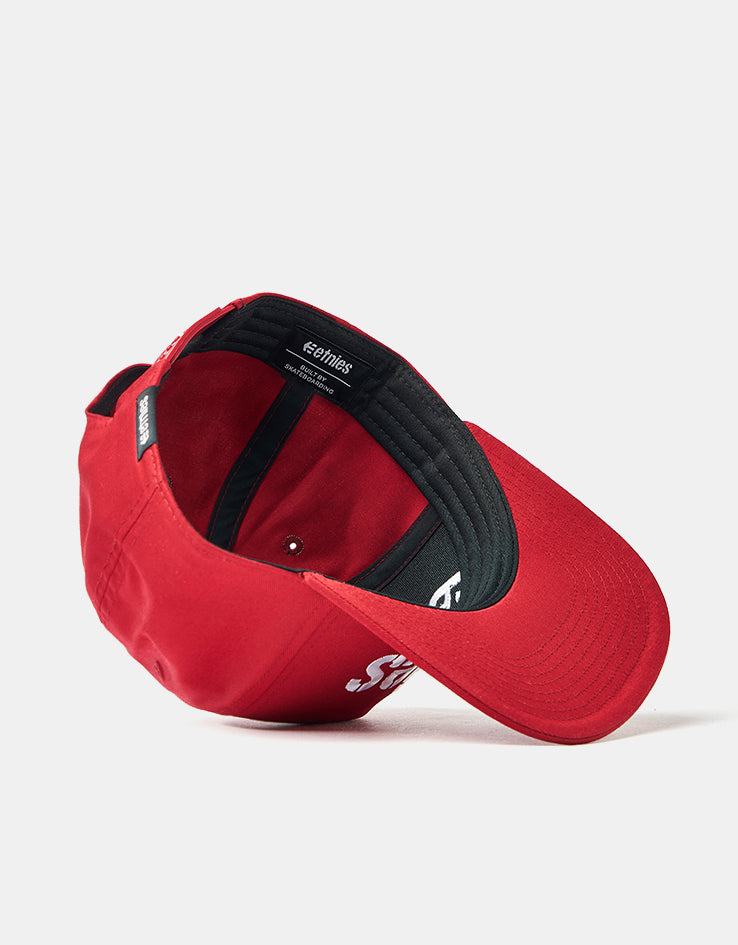 Etnies Corp Snapback Cap - Red/White