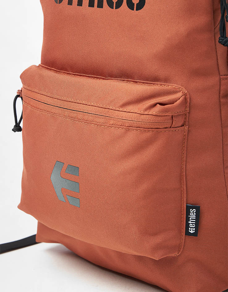 Etnies Fader Print Backpack - Burnt Orange