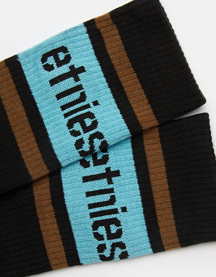 Etnies Crew Socks - Black/Blue
