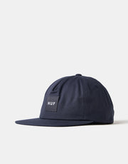HUF Unstructured Box Snapback Cap - Navy