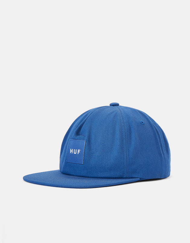 HUF Unstructured Box Snapback Cap - Cobalt