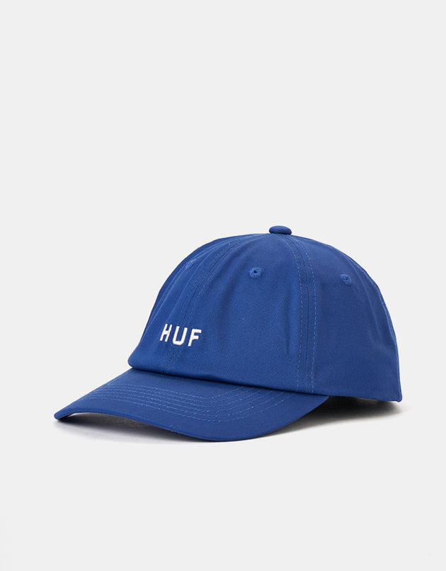 HUF Set OG Logo Curved Visor Cap - Cobalt Blue