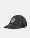 HUF Token 6 Panel Washed Cap - Black