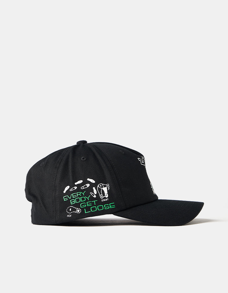 HUF Everybody Get Loose Snapback Cap - Black