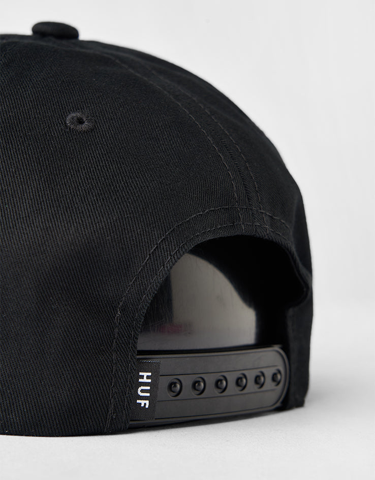 HUF Everybody Get Loose Snapback Cap - Black