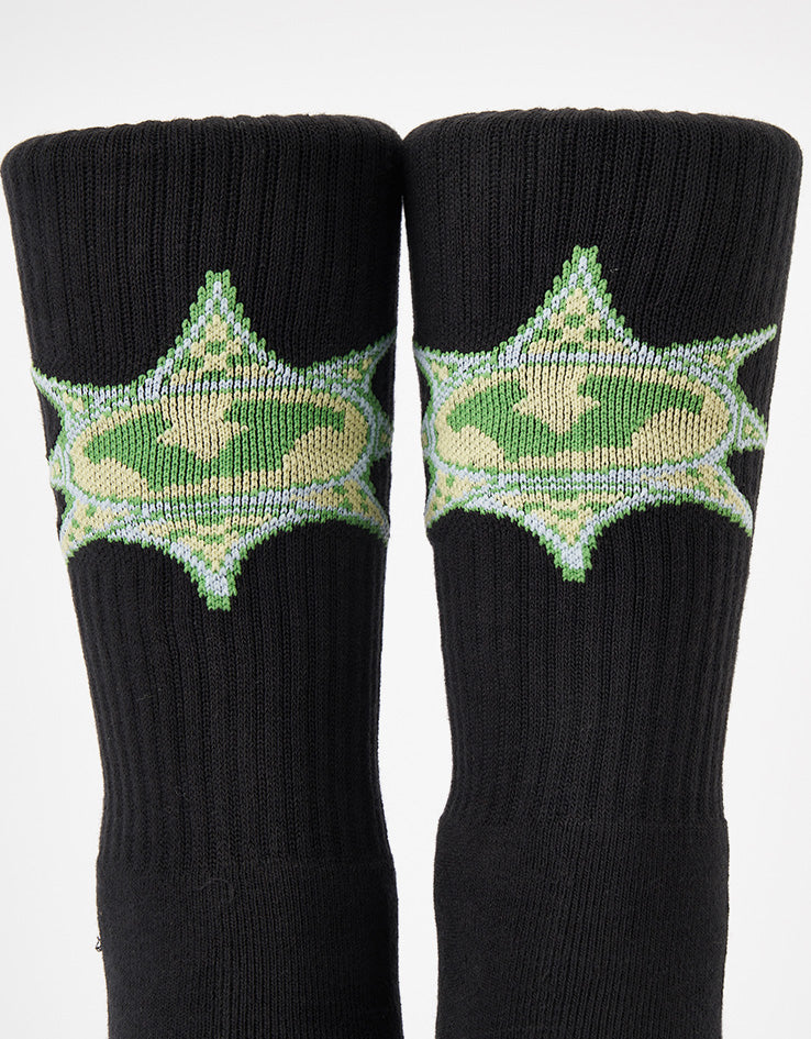 Vans Stowers Crew Socks - Black