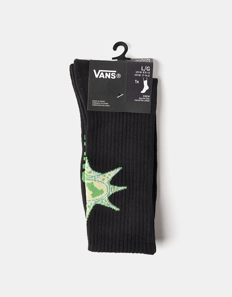 Vans Stowers Crew Socks - Black