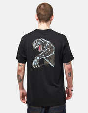 Santa Cruz Natas Sketch Panther T-Shirt - Black