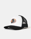 Santa Cruz Natas SC Panther Meshback Cap - White/Black
