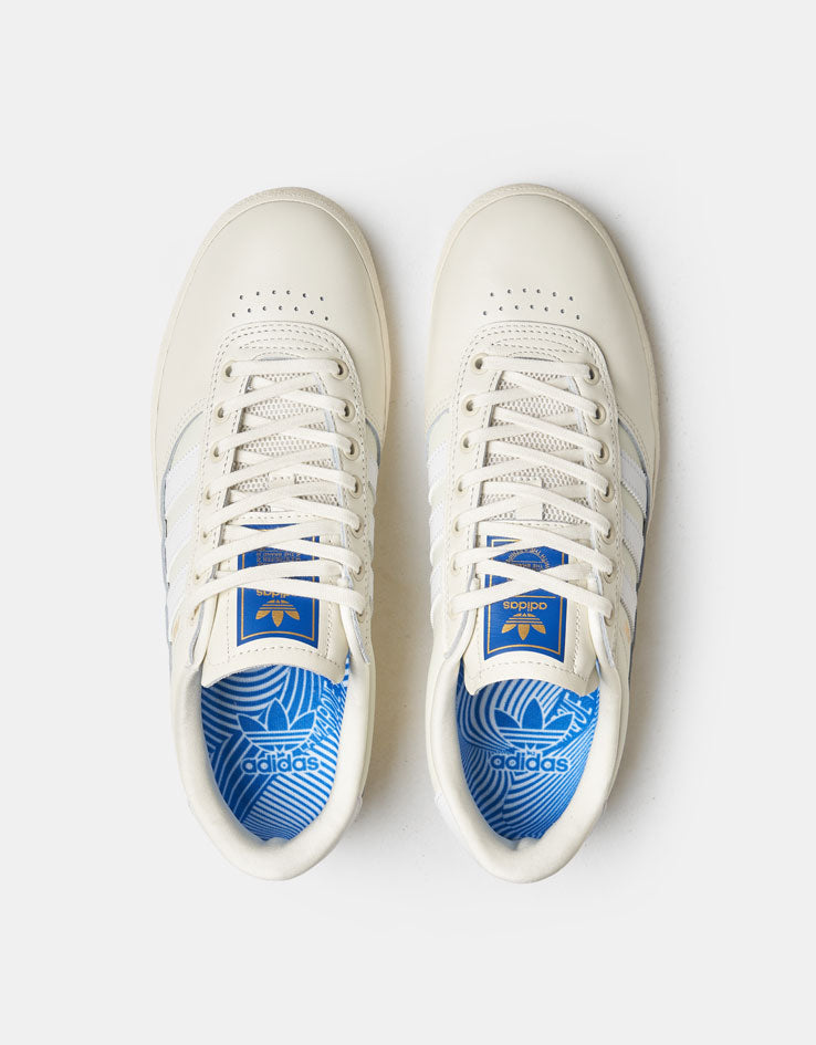 adidas Puig Indoor Skate Shoes - Off White/White/Bluebird