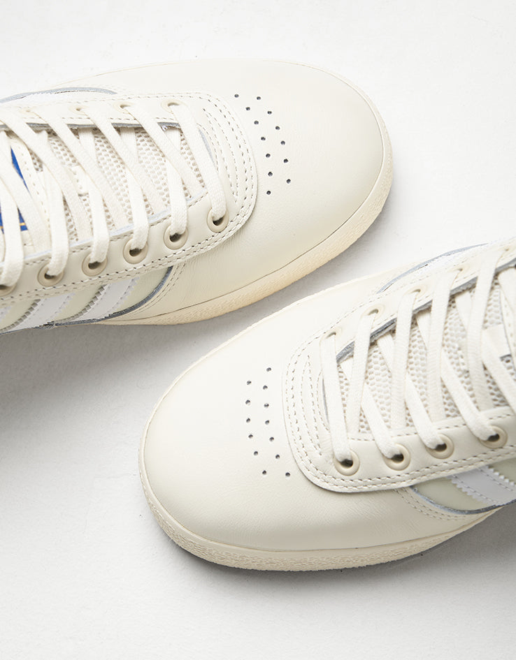 adidas Puig Indoor Skate Shoes - Off White/White/Bluebird