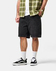 Santa Cruz Opus Dot Workwear Shorts - Black