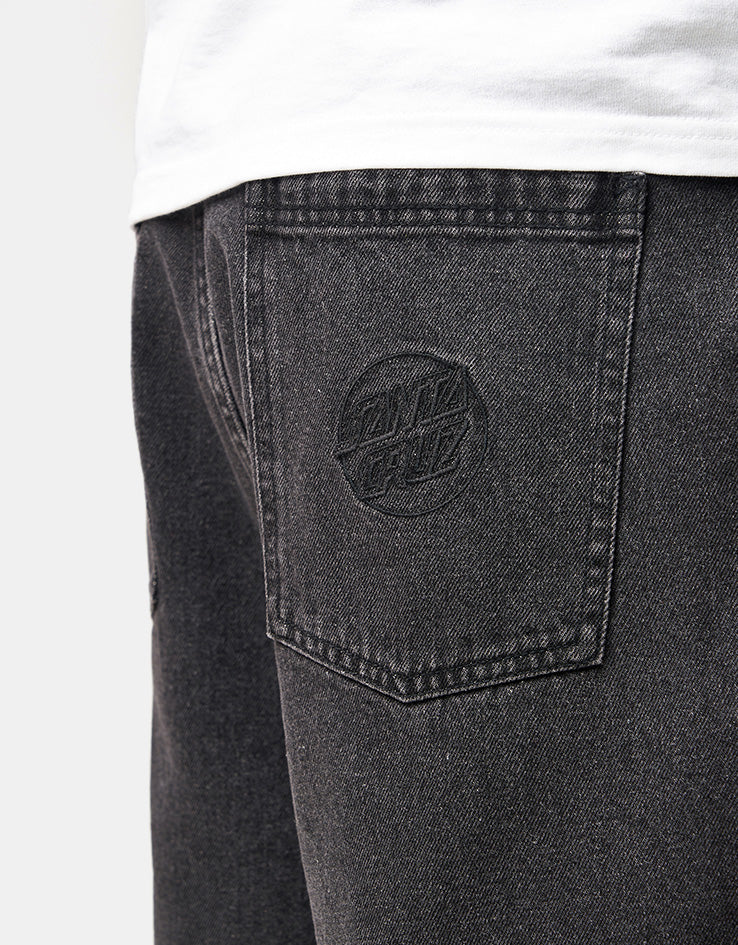 Santa Cruz Opus Dot Workwear Shorts - Black