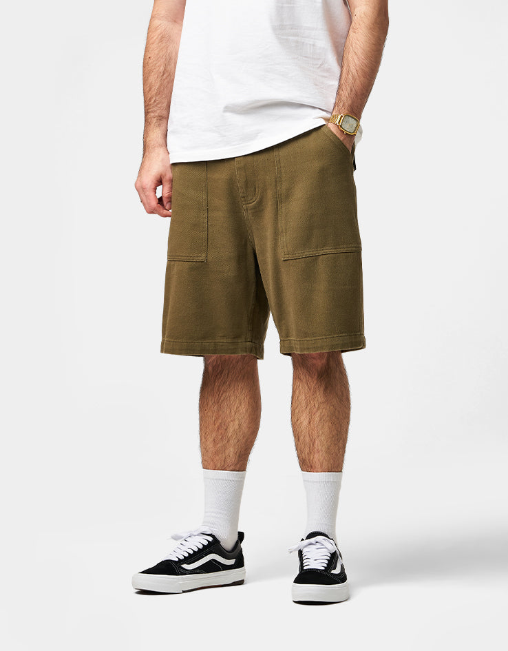Santa Cruz Opus Dot Workwear Shorts - Uniform Green