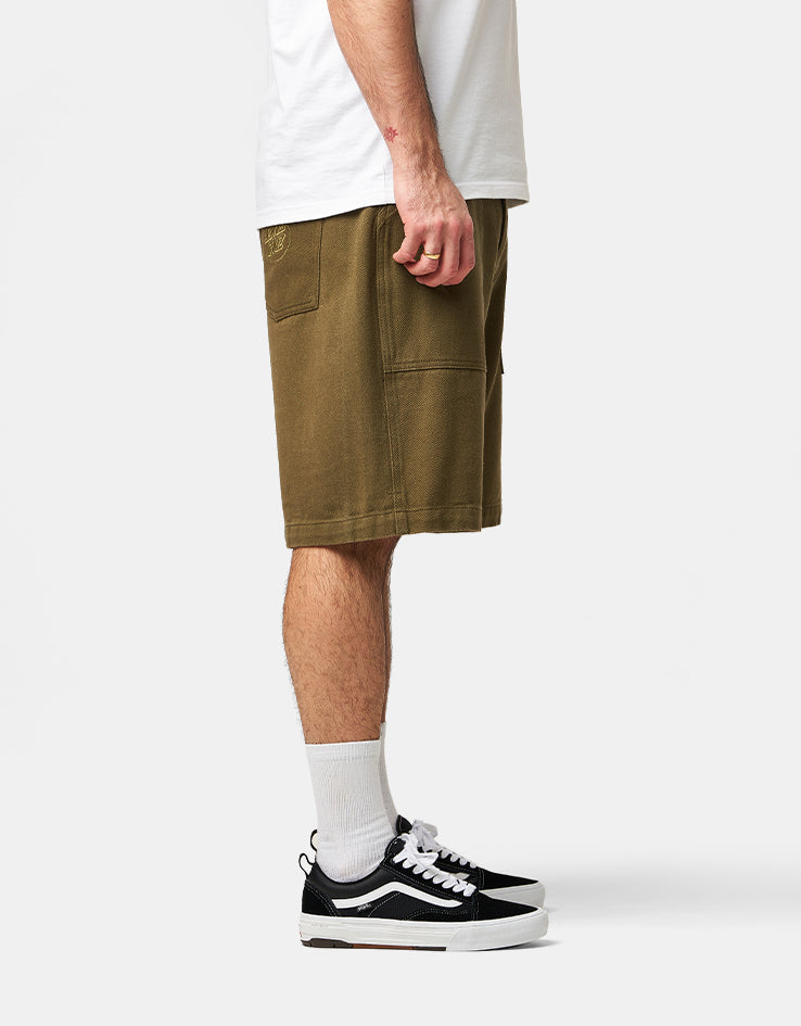 Santa Cruz Opus Dot Workwear Shorts - Uniform Green