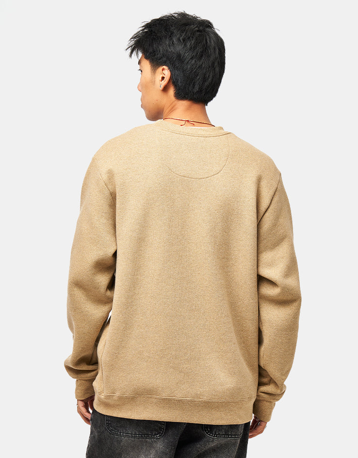 Patagonia '95 Oval Logo Uprisal Crew Sweatshirt - Bobcat Brown