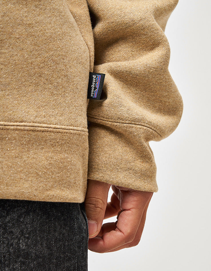 Patagonia '95 Oval Logo Uprisal Crew Sweatshirt - Bobcat Brown