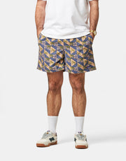Patagonia Baggies 5" Shorts - Jaguar Geo: Dolomite Blue