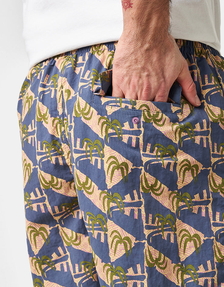 Patagonia Baggies 5" Shorts - Jaguar Geo: Dolomite Blue