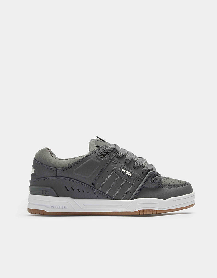 Globe Fusion Skate Shoes - Charcoal/White